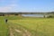 Lake Seeleiten near the European nature reserve Ibmer Moor. Austria.