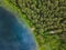 Lake Seliger from above. Russian landscape