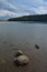 Lake servieres in the puy de dome at wide angle