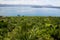 Lake Sevan is the largest body of water in Armenia and in the Caucasus region. Blue expanses of water, mountains and meadow with f