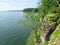 Lake side cliff in Missouri