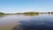 Lake side with water ripples in Cove