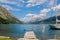 Lake Silvaplana in Switzerland