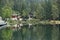 Lake Smeraldo in Val di Non, Northern Italy