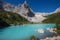 Lake Sorapis Italian alps Dolomites