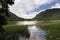 Lake Spitzingsee in Bavaria, Germany