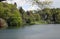 The lake in Spring at Stourhead