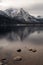 Lake Stanley Vertical Sawtooth Range Peak