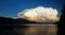 Lake storm clouds