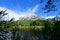 Lake Summit rock panorama landscape of the mountains in south tyrol italy europe
