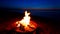 Lake Superior Beach Campfire