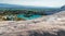 Lake surrounded of travertine, Pamukkale