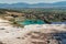 Lake surrounded of travertine, Pamukkale