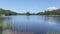 Lake in the swedish nature reserve hoekensas near habon