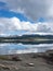 lake sysenvatnet on hardangervidda in norway