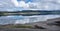 lake sysenvatnet on hardangervidda in norway