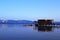 Lake Tahoe, Sierra Nevada, Dock at Zephyr Cove in Morning Light, Nevada, USA