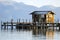 Lake tahoe wooden pier