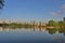 The lake of taman tasik hilir Ampang