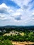 Lake Taneycomo, Table Rock Dam from scenic overlook at Branson, Missouri