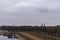 Lake of Tears in front of Monument to the Battle of the Nations in Leipzig, Germany