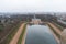 Lake of Tears in front of Monument to the Battle of the Nations in Leipzig, Germany