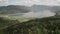 Lake Tegernsee in the Bavarian Alps. Aerial Drone Panorama Shot. Spring