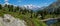 Lake of thuilette,la thuile,val d`aoste,italy