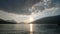 Lake Thun and sunset, Switzerland