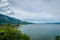 Lake Toba view - landscape in Tuktuk, North Sumattra, Indonesia