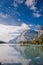 Lake Toblino and Toblino Castle. Trentino, Italy.