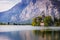 Lake Toblino and Toblino Castle. Trentino, Italy.