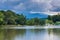 Lake Tomahawk, in Black Mountain, North Carolina.