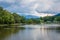 Lake Tomahawk, in Black Mountain, North Carolina.