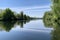 lake, with tranquil reflections and bird song in the background, for a peaceful and calming experience