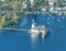 Lake Traunsee - Salzkammergut - Austria with schloss Orth