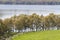 Lake and trees in Sicily