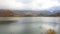 Lake of the Turano. Castel di Tora. Colle di Tora. Panorama of the Turano in the province of Rieti.