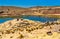 Lake Umayo at Sillustani near Puno in Peru