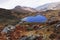 Lake under cloudy sky, Sikkim