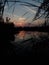 Lake in Vacaresti Nature Park, Bucharest, Romania