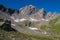 Lake verney,petit saint bernard,val d`aoste,italy