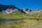 Lake verney,petit saint bernard,val d`aoste,italy