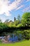 Lake view of Prudhoe Castle - Northumberland