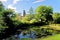 Lake view of Prudhoe Castle - Northumberland