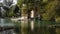 The lake of Villa Borghese, the temple of Aesculapius.