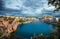 The lake Voulismeni in Agios Nikolaos, Crete, Greece.