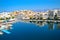 The lake Voulismeni in Agios Nikolaos, Greece