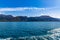 Lake Wakatipu and Southern Alps mountain range, Ka Tiritiri o te Moana, near Walter Peak Otago, New Zealand