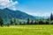 Lake Walchsee near Koessen at the Wilder and Zahmer Kaiser in Tirol, Austria